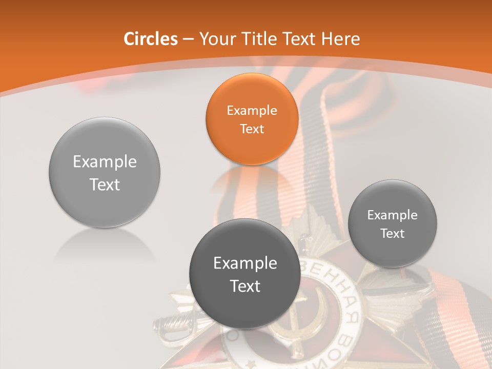 Striped Russia Old PowerPoint Template