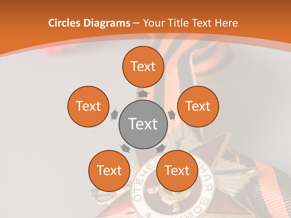 Striped Russia Old PowerPoint Template