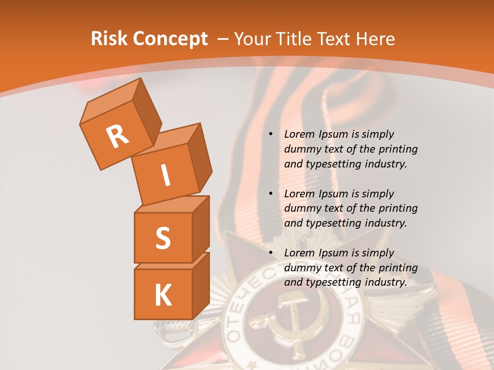 Striped Russia Old PowerPoint Template