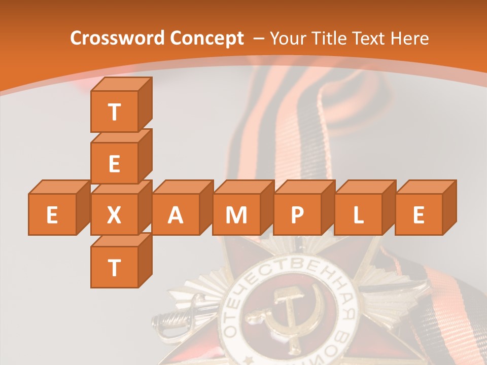 Striped Russia Old PowerPoint Template