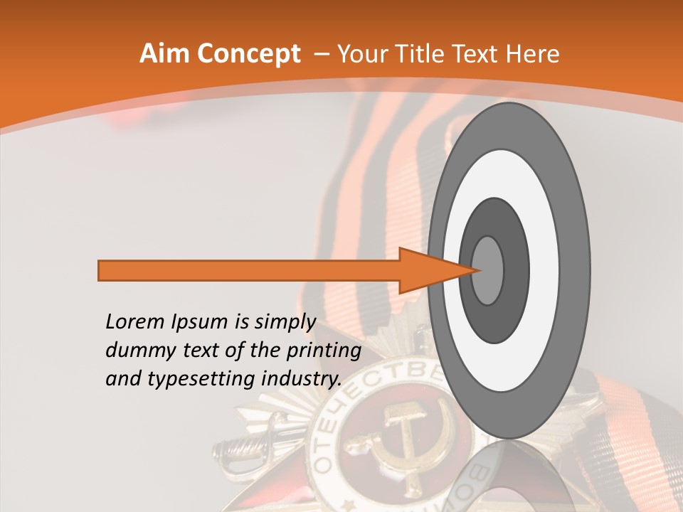 Striped Russia Old PowerPoint Template