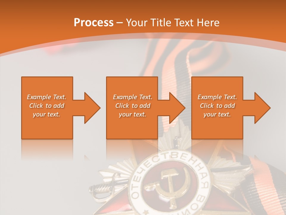 Striped Russia Old PowerPoint Template