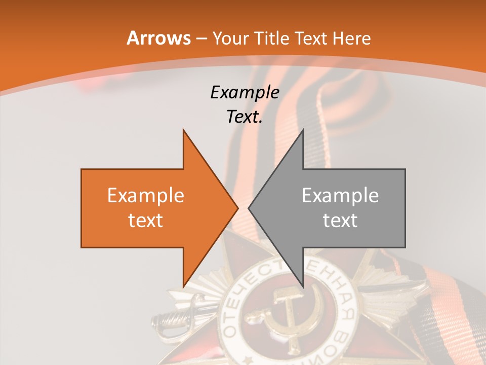 Striped Russia Old PowerPoint Template