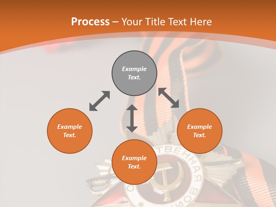 Striped Russia Old PowerPoint Template