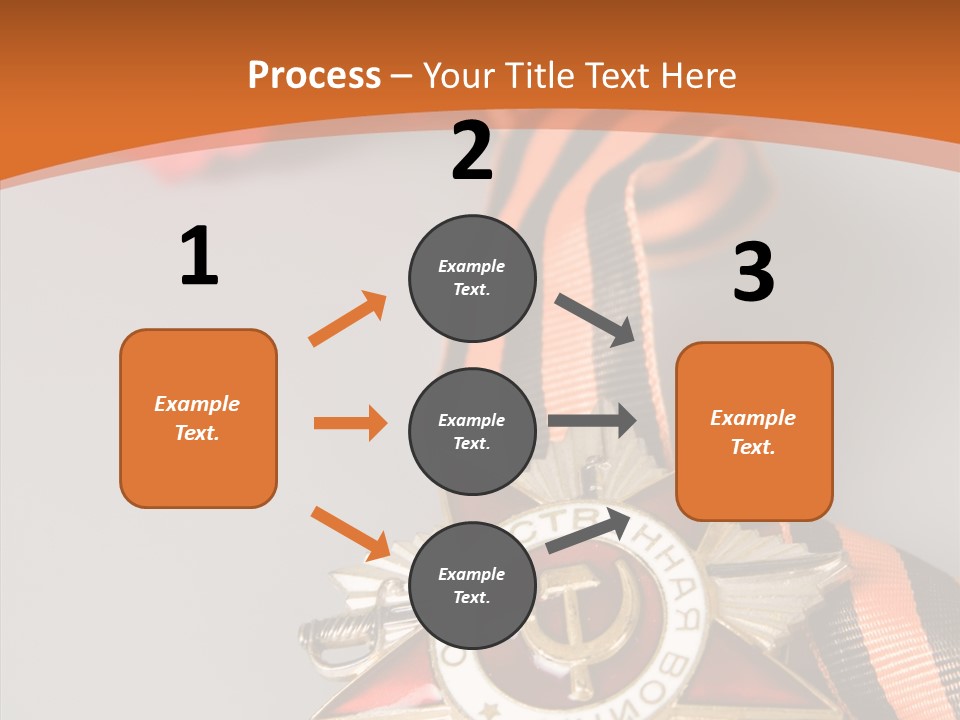 Striped Russia Old PowerPoint Template