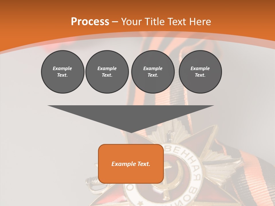 Striped Russia Old PowerPoint Template