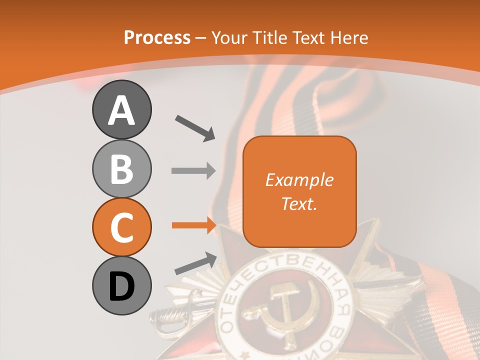 Striped Russia Old PowerPoint Template