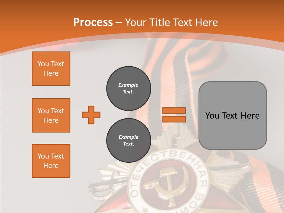 Striped Russia Old PowerPoint Template