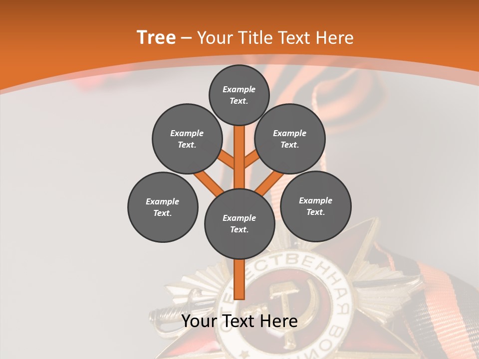 Striped Russia Old PowerPoint Template