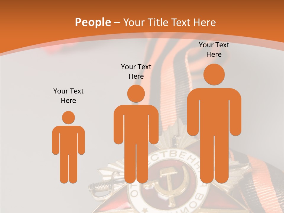 Striped Russia Old PowerPoint Template