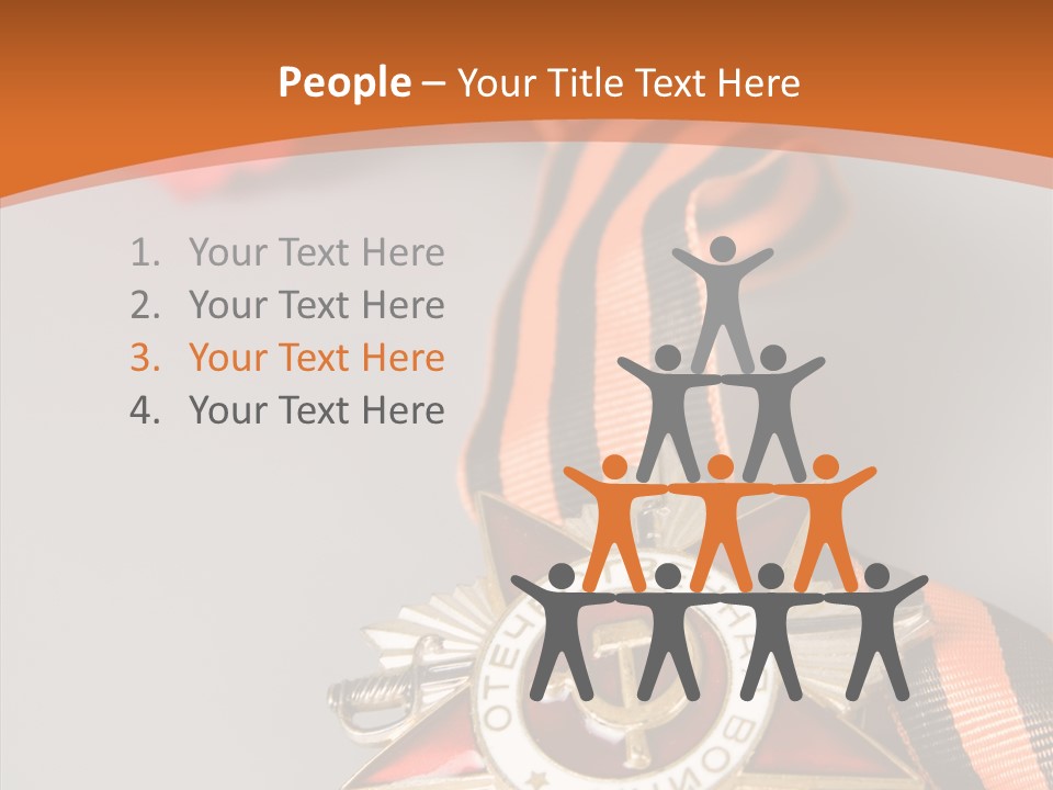 Striped Russia Old PowerPoint Template