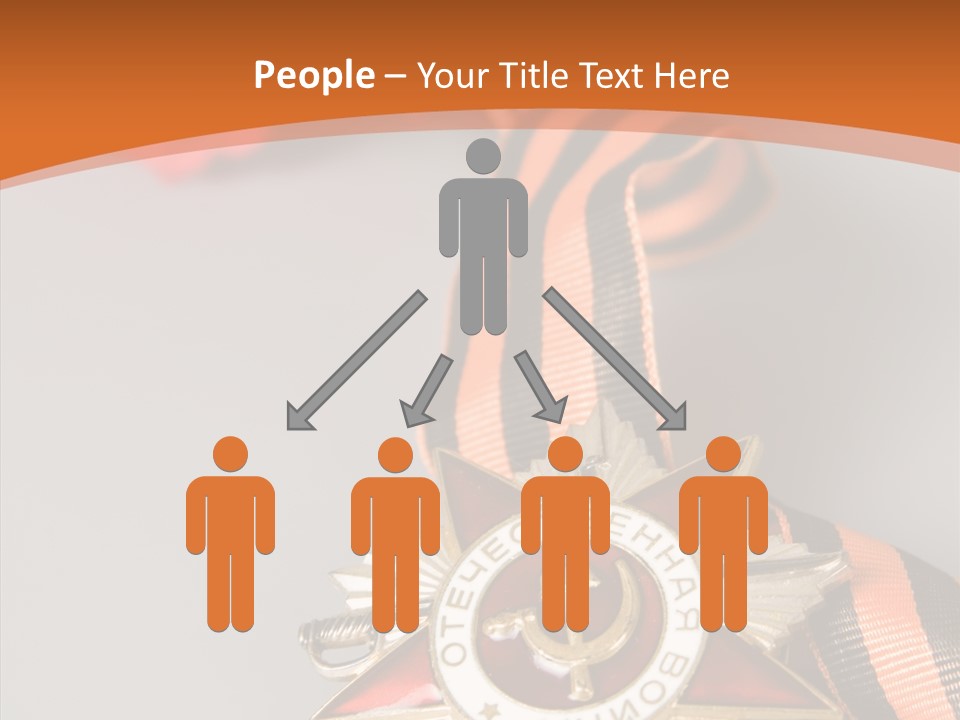 Striped Russia Old PowerPoint Template