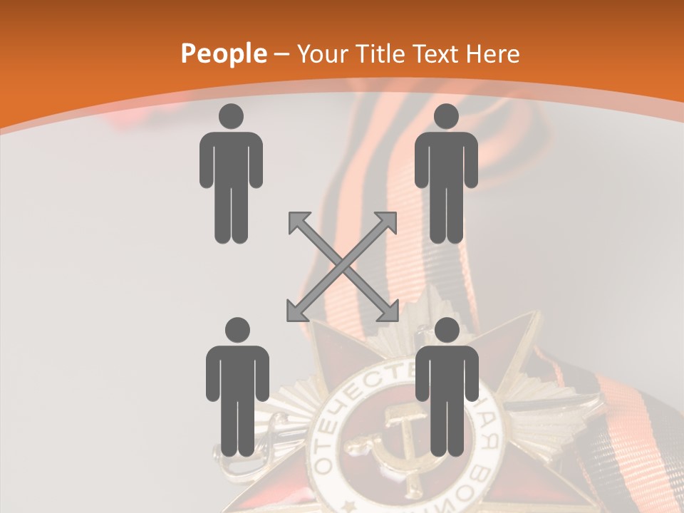 Striped Russia Old PowerPoint Template