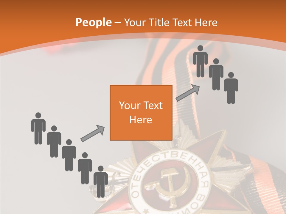 Striped Russia Old PowerPoint Template