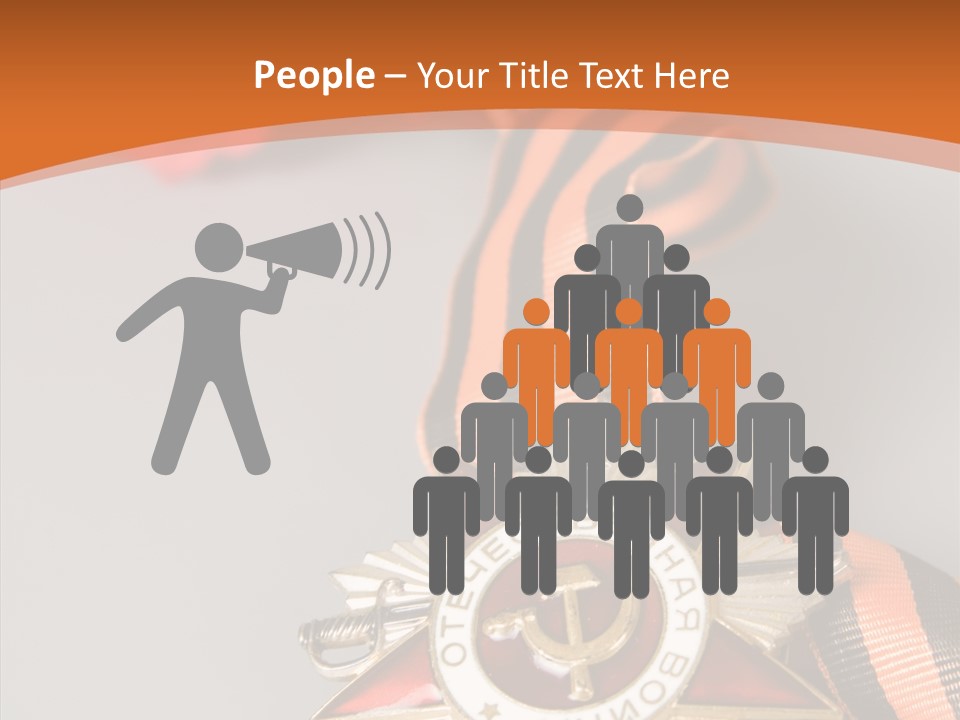 Striped Russia Old PowerPoint Template