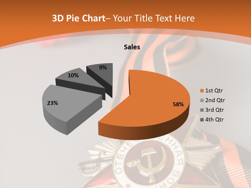 Striped Russia Old PowerPoint Template