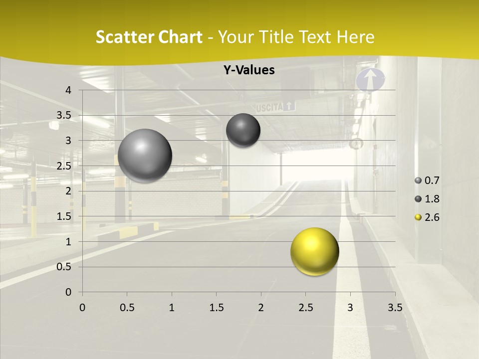 Transportation Illuminated Column PowerPoint Template