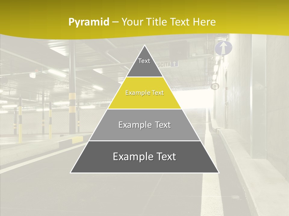 Transportation Illuminated Column PowerPoint Template