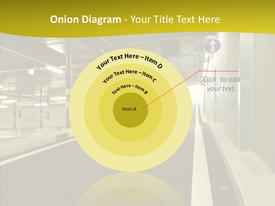 Transportation Illuminated Column PowerPoint Template
