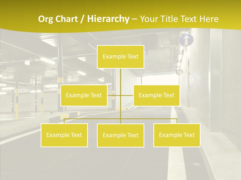 Transportation Illuminated Column PowerPoint Template