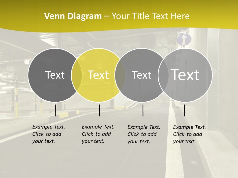 Transportation Illuminated Column PowerPoint Template