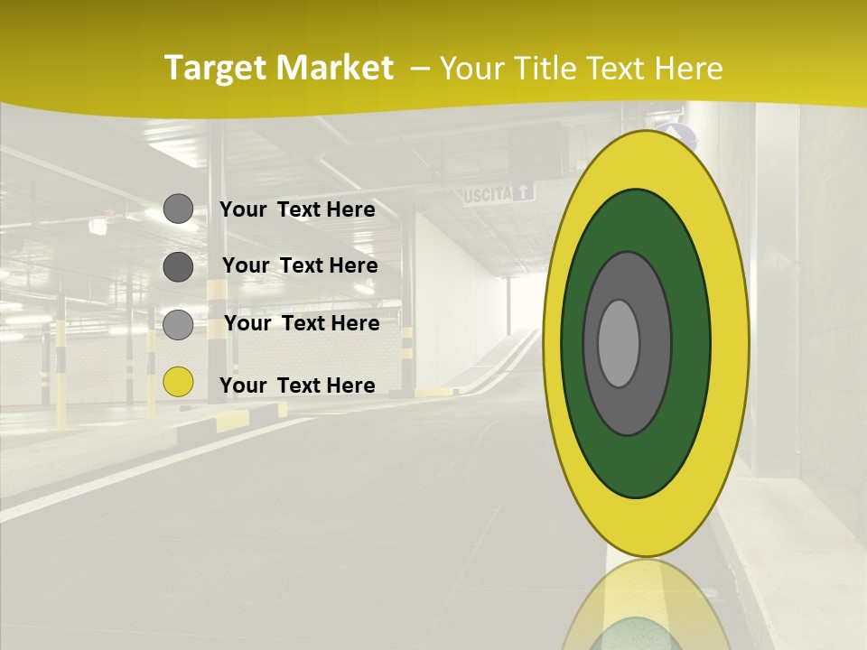 Transportation Illuminated Column PowerPoint Template