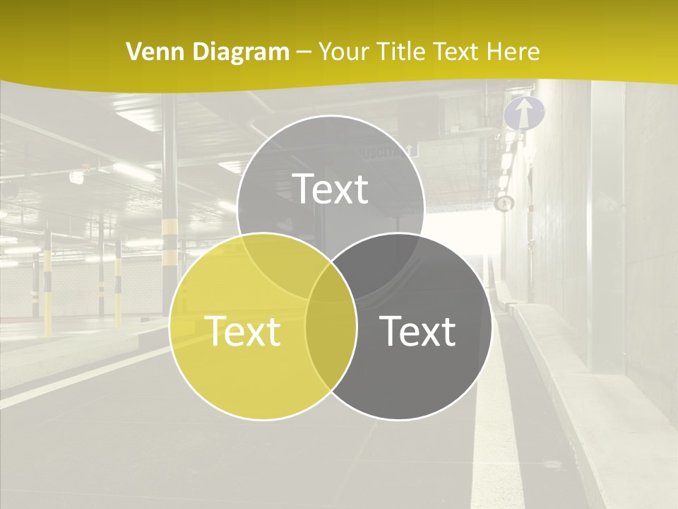 Transportation Illuminated Column PowerPoint Template