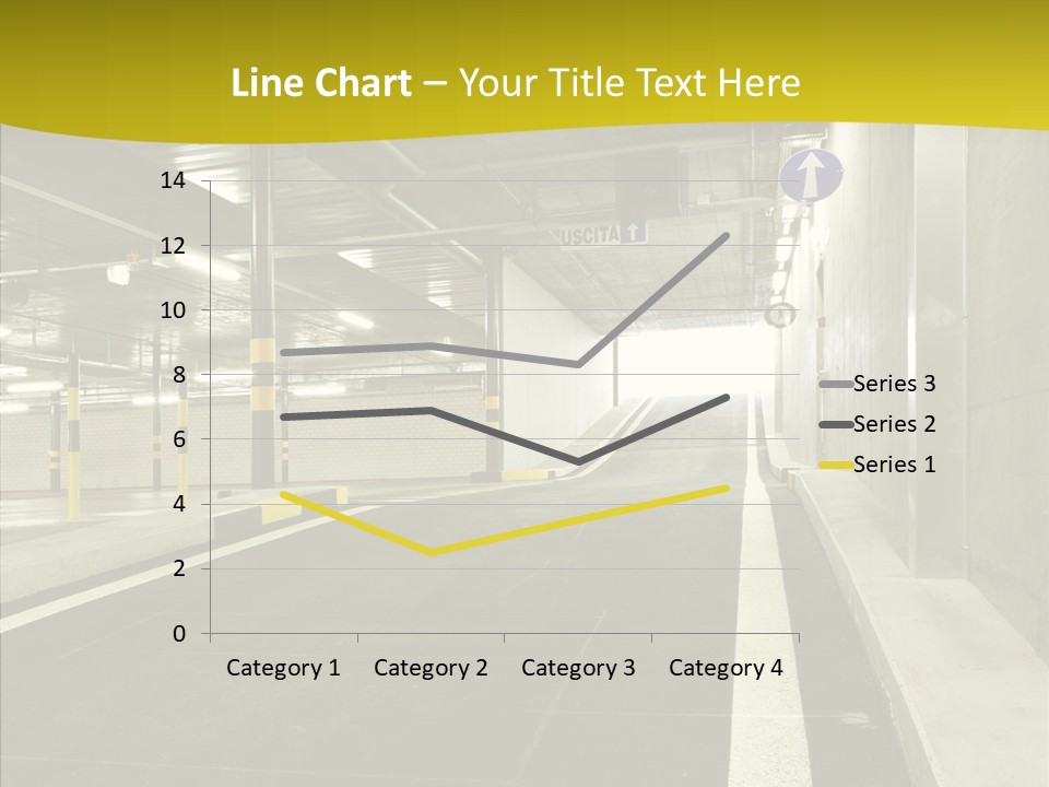 Transportation Illuminated Column PowerPoint Template