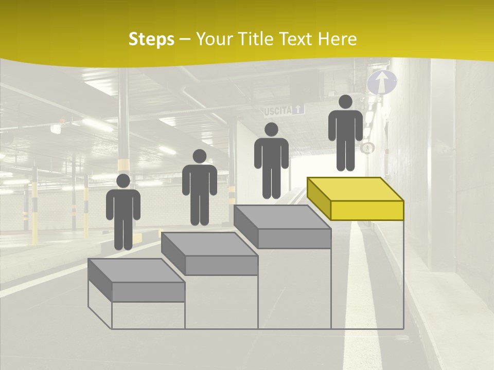 Transportation Illuminated Column PowerPoint Template