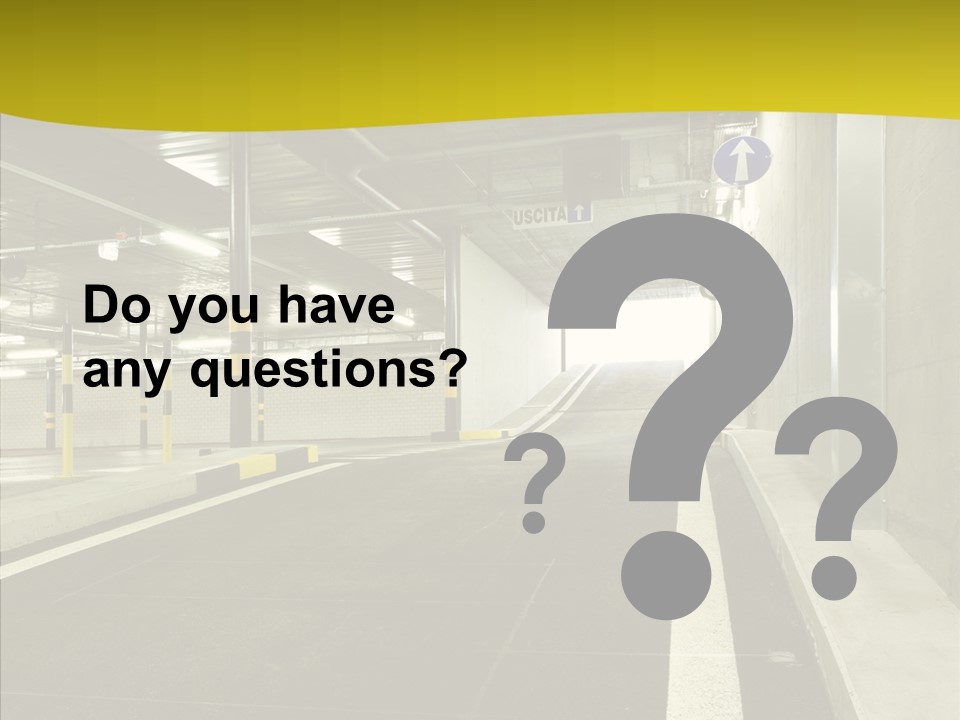 Transportation Illuminated Column PowerPoint Template