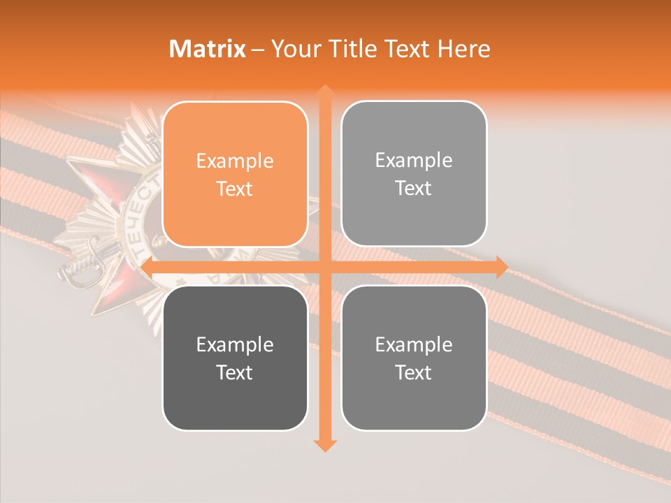 Decoration Union Sign PowerPoint Template