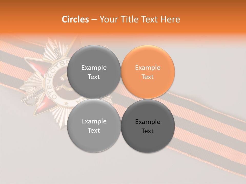 Decoration Union Sign PowerPoint Template