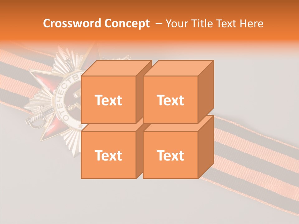 Decoration Union Sign PowerPoint Template