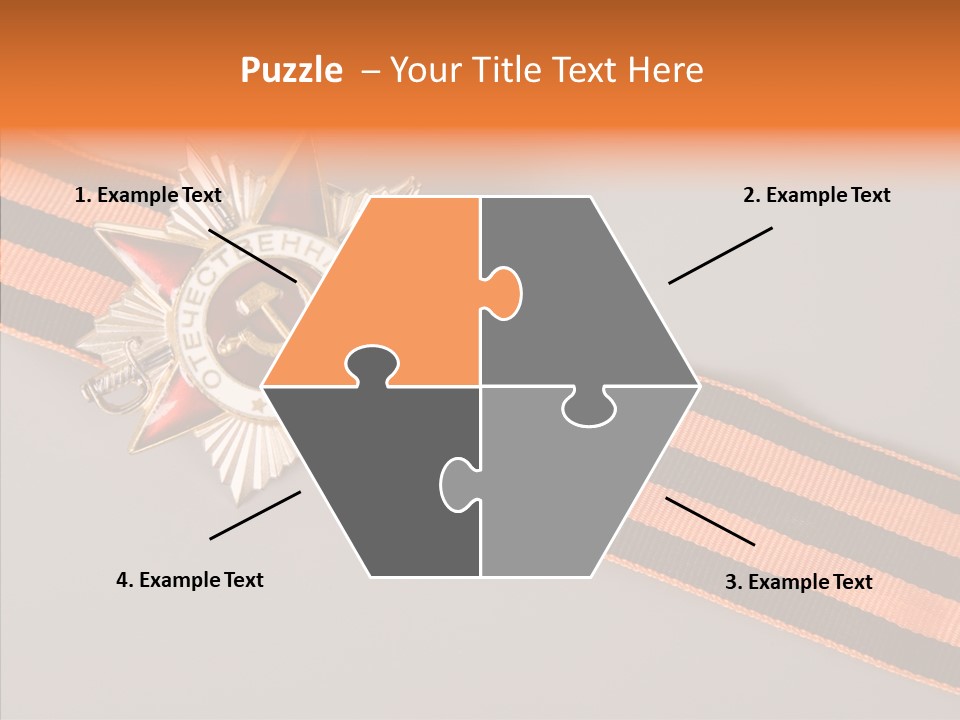 Decoration Union Sign PowerPoint Template