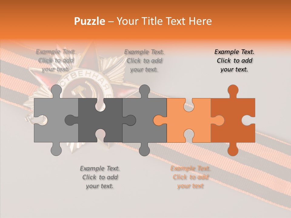 Decoration Union Sign PowerPoint Template