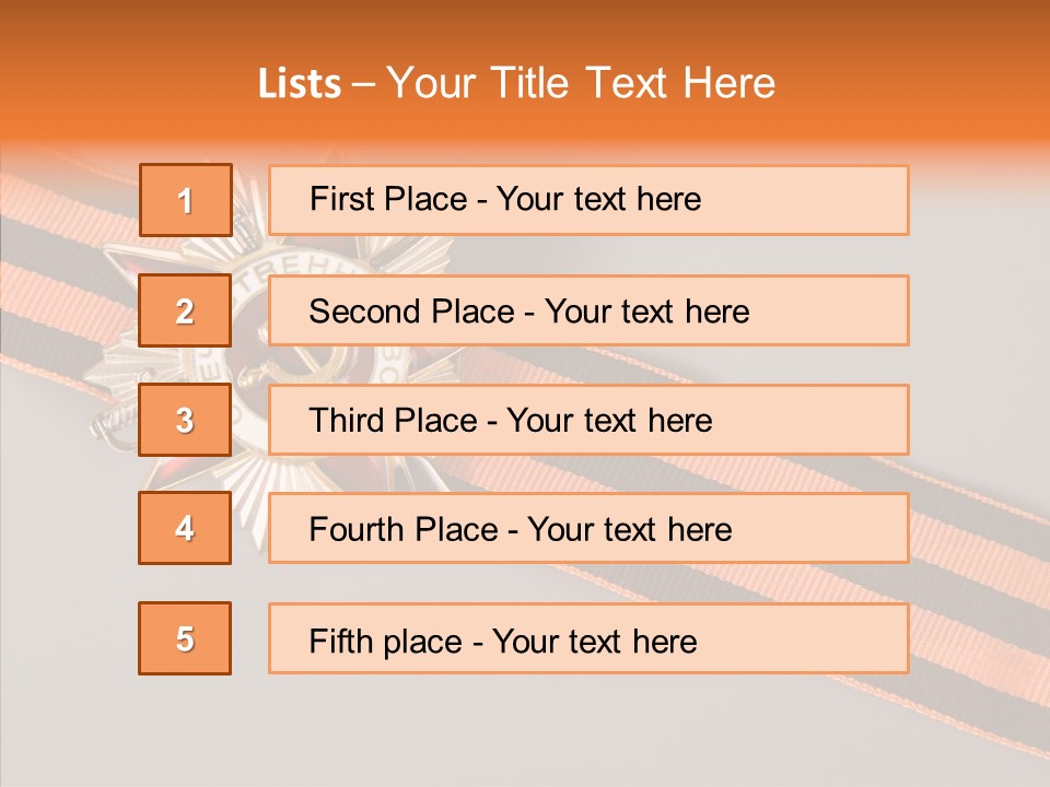 Decoration Union Sign PowerPoint Template