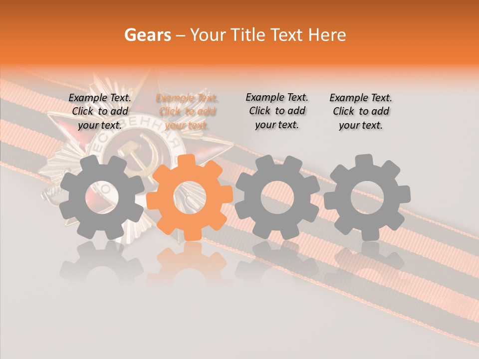 Decoration Union Sign PowerPoint Template