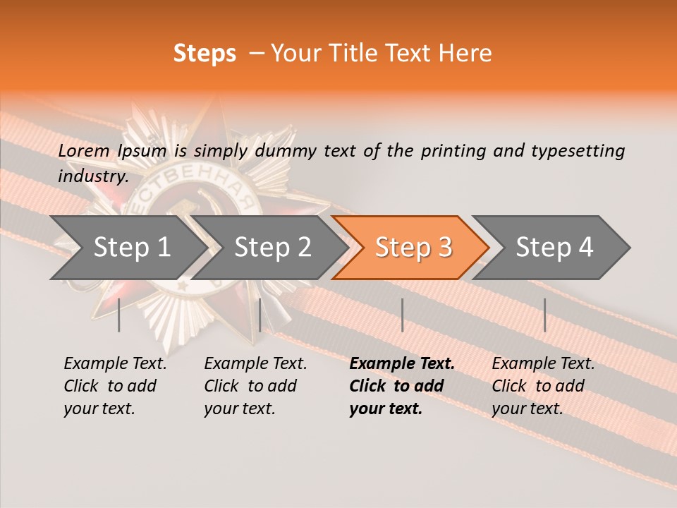Decoration Union Sign PowerPoint Template