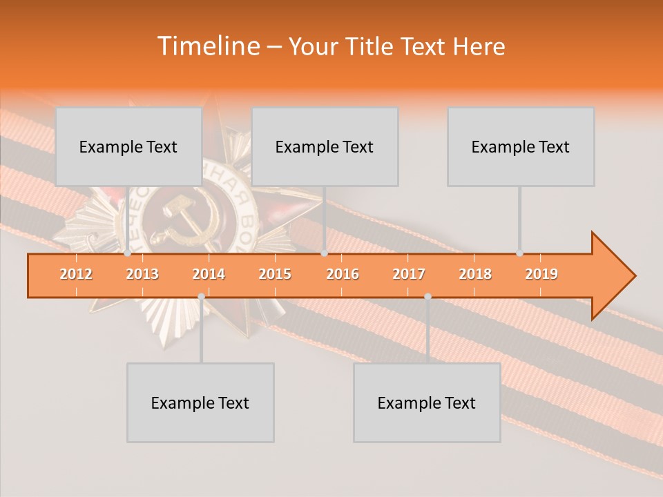 Decoration Union Sign PowerPoint Template