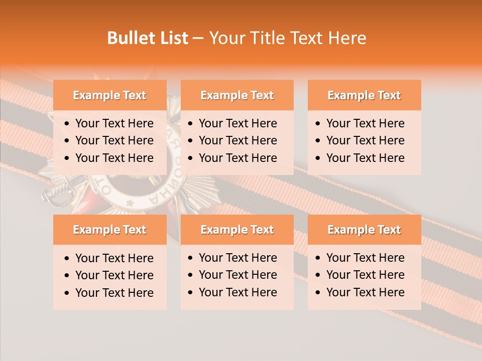 Decoration Union Sign PowerPoint Template