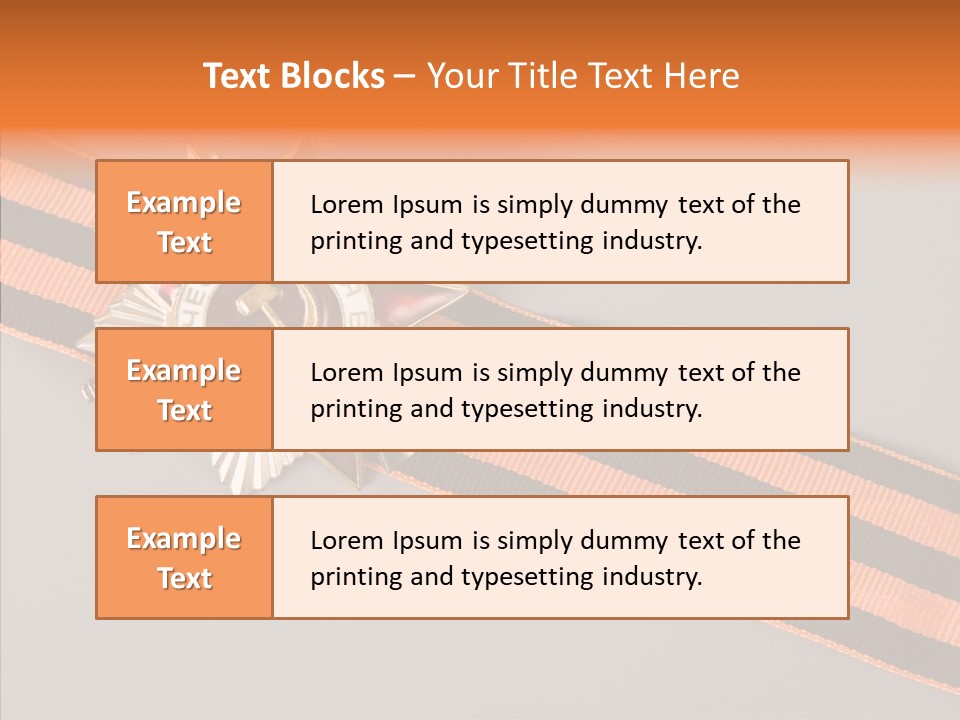 Decoration Union Sign PowerPoint Template