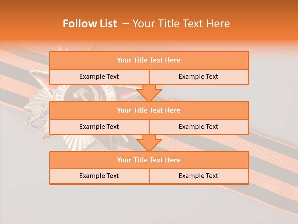 Decoration Union Sign PowerPoint Template