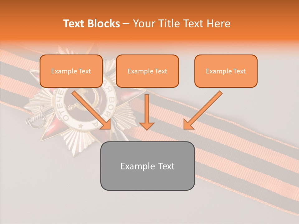 Decoration Union Sign PowerPoint Template