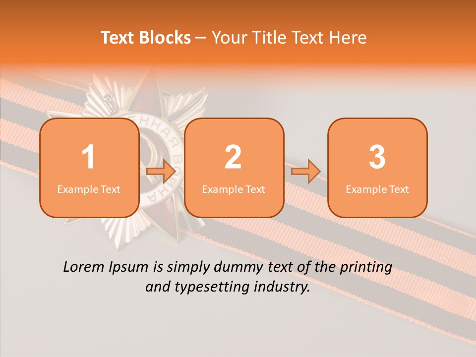 Decoration Union Sign PowerPoint Template