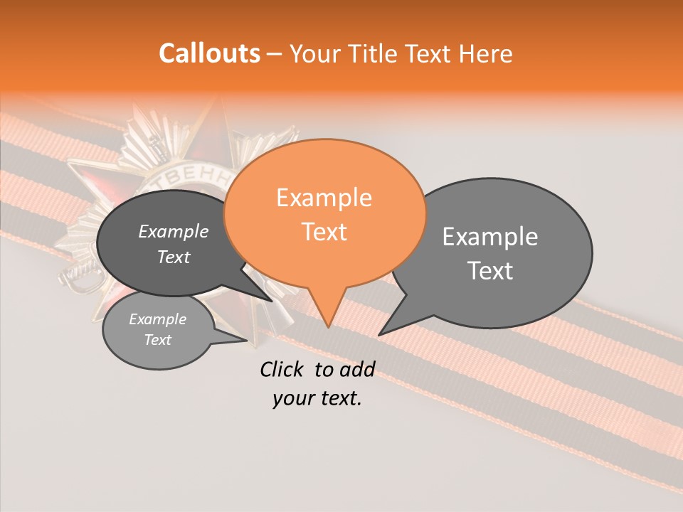 Decoration Union Sign PowerPoint Template