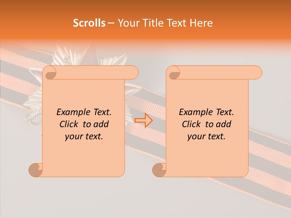 Decoration Union Sign PowerPoint Template
