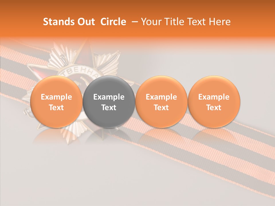 Decoration Union Sign PowerPoint Template