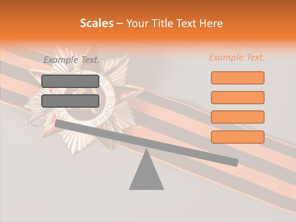 Decoration Union Sign PowerPoint Template