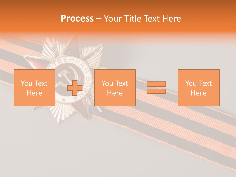 Decoration Union Sign PowerPoint Template