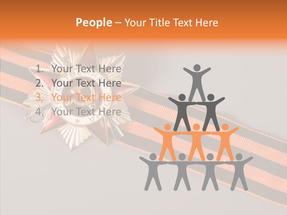 Decoration Union Sign PowerPoint Template